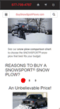 Mobile Screenshot of buysnowsportplows.com